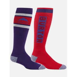 Burton Mns Weekend Midweight Socks 2-Pack prism violet