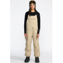 Volcom Creston 3D Stretch Bib Overall oatmeal