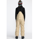 Volcom Creston 3D Stretch Bib Overall oatmeal