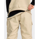 Volcom Creston 3D Stretch Bib Overall oatmeal