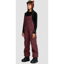 Volcom Creston 3D Stretch Bib Overall oxblood