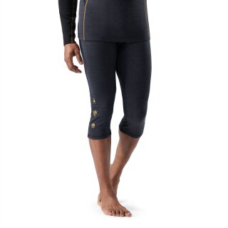 Smartwool Mens Classic Thermal Merino Base Layer charcoal/honey gold