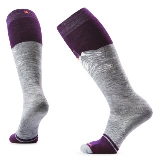 Smartwool Womens Snowboard Targeted Cushion Valle Snow light gray