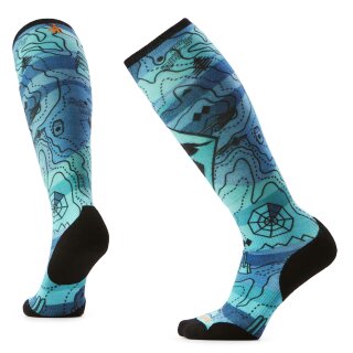 Smartwool Womens Ski Targeted Cushion Topo Treasu nightfall blue