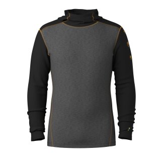 Smartwool Mens Classic Thermal Merino Base Layer charcoal/honey gold