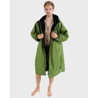 Dryrobe Advance Long Sleeve dark green/nimbus cloud