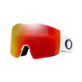 Oakley Fall Line L Matte White prizm snow torch iridium