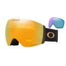 Oakley Flight Deck Pro L Metallic Black Gold prizm snow...