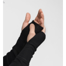 Aclima Warmwool Hoodsweater W/Zip MS jet black/corsair/gold flame