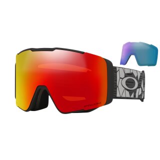 Oakley Line Miner Pro L Black Reinforce prizm snow torch iridium/prizm iced iridium