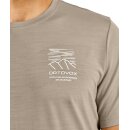 Ortovox 150 Cool Mtn Mission Tee M grey sand