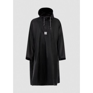 Protest Laugh Rain Poncho true black