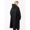 Protest Laugh Rain Poncho true black
