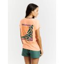 Protest Magia Surf T Short Sleeves shocking orange