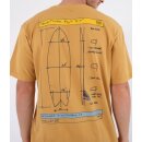 Hurley Kraft Sketch  Tee mustard gold