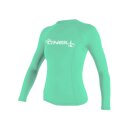 ONeill Wms Basic Skins L/S Rash Guard light aqua