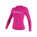 ONeill Wms Basic Skins L/S Rash Guard fox pink