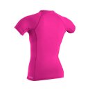ONeill Wms Basic Skins S/S Rash Guard foxpink