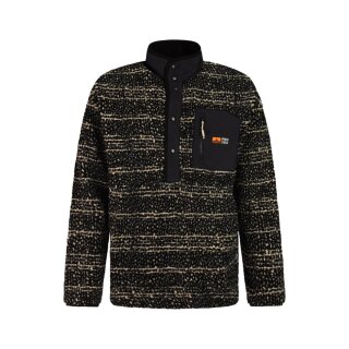 Protest Browser Outdoor 1/4 Button Top true black