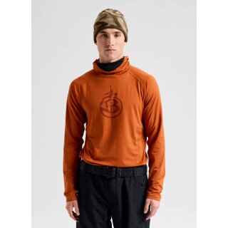 Burton Mns Synthetic Midweight Base Layer Long Neck spiced chai