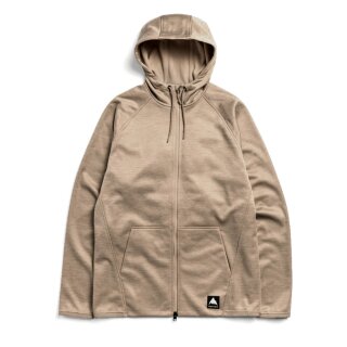 Burton Mns Crown Weatherproof Full-Zip Fleece summit taupe heather
