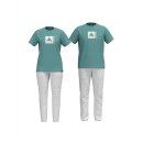 Burton Mns Classic Mountain High Short Sleeve T-Shirt mineral blue