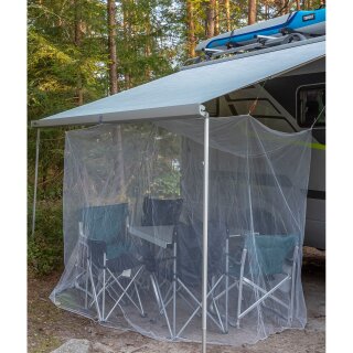 BasicNature Moskitonetz Klassik 2Personen Mesh 225 weiß