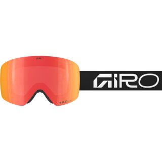 Giro Contour Wordmark Black/White vivid ember/vivid infrared