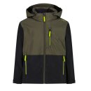 CMP Kid Boys Jacket Snaps Hood olive