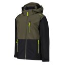 CMP Kid Boys Jacket Snaps Hood olive