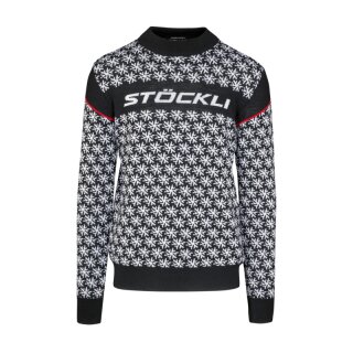 Stöckli Mens Swiss Made Pullover snow black