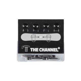 Burton M6 Channel Replacement Hardware black