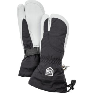 Hestra Heli Ski Female - 3 Finger black/offwhite Größe 9