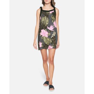 Hurley Wms Printed Woven Tie Dress anthracite
