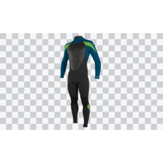 ONeill Youth Epic 4/3 Back Zip Full black/ultrablue/dayglo